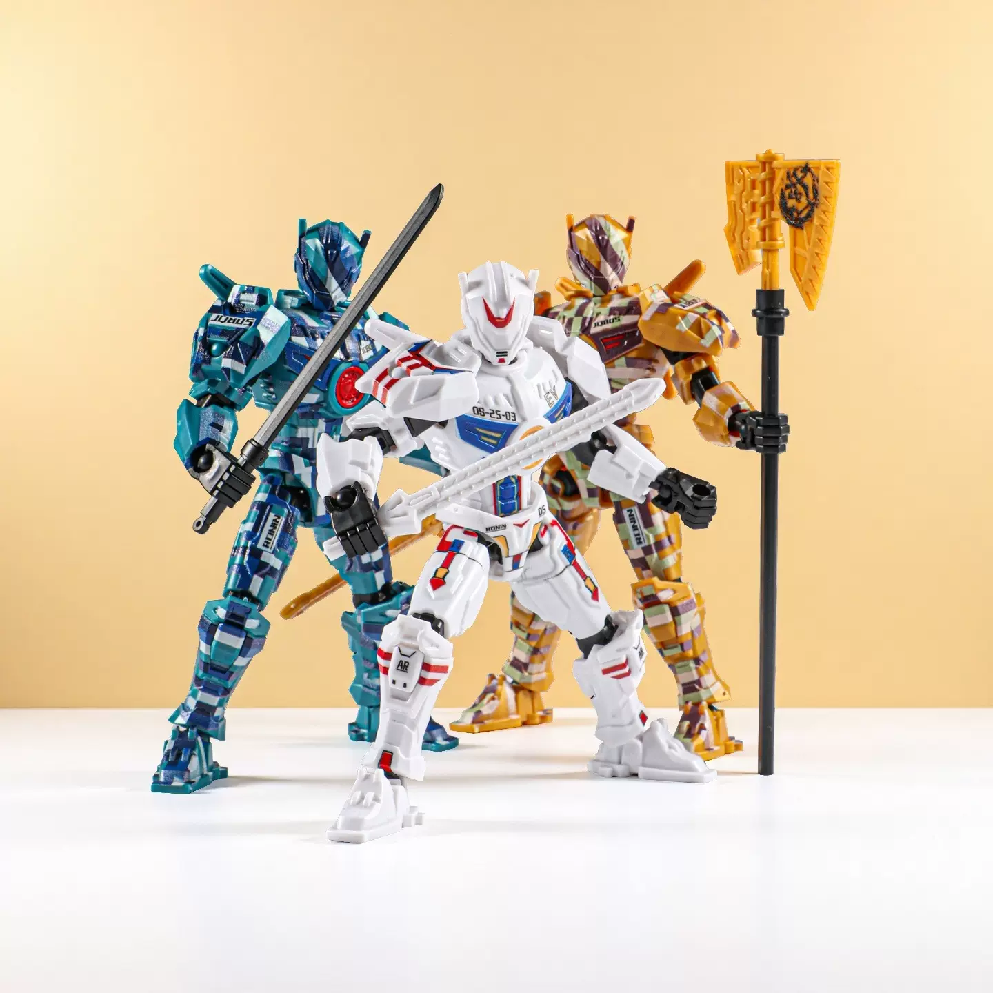 机械战警流浪者人偶13多关节可动人偶玩具拼装变形机甲模型玩偶