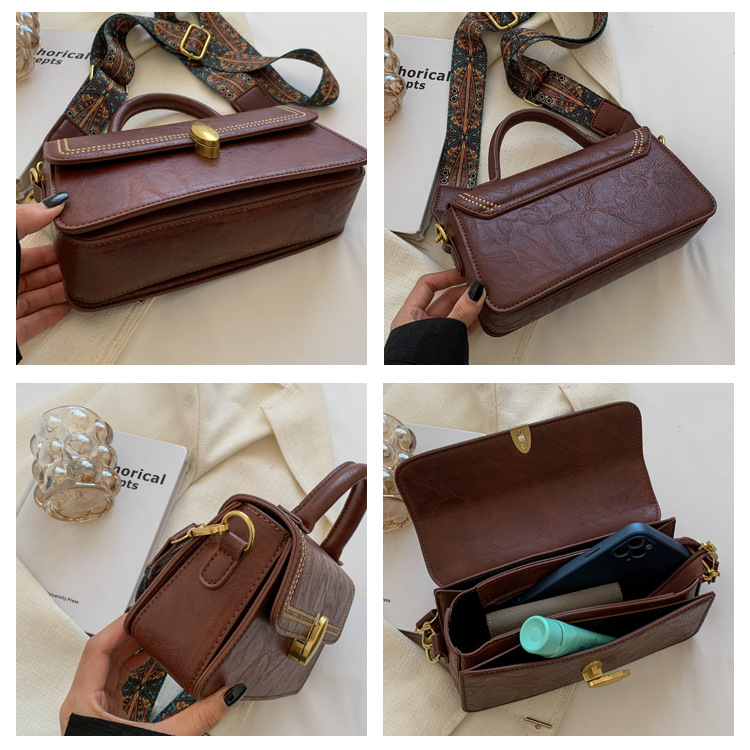 Advanced Texture 2023 Autumn/Winter New Crossbody Bag Women's Popular Versatile One Shoulder Handheld Small_voghion.com