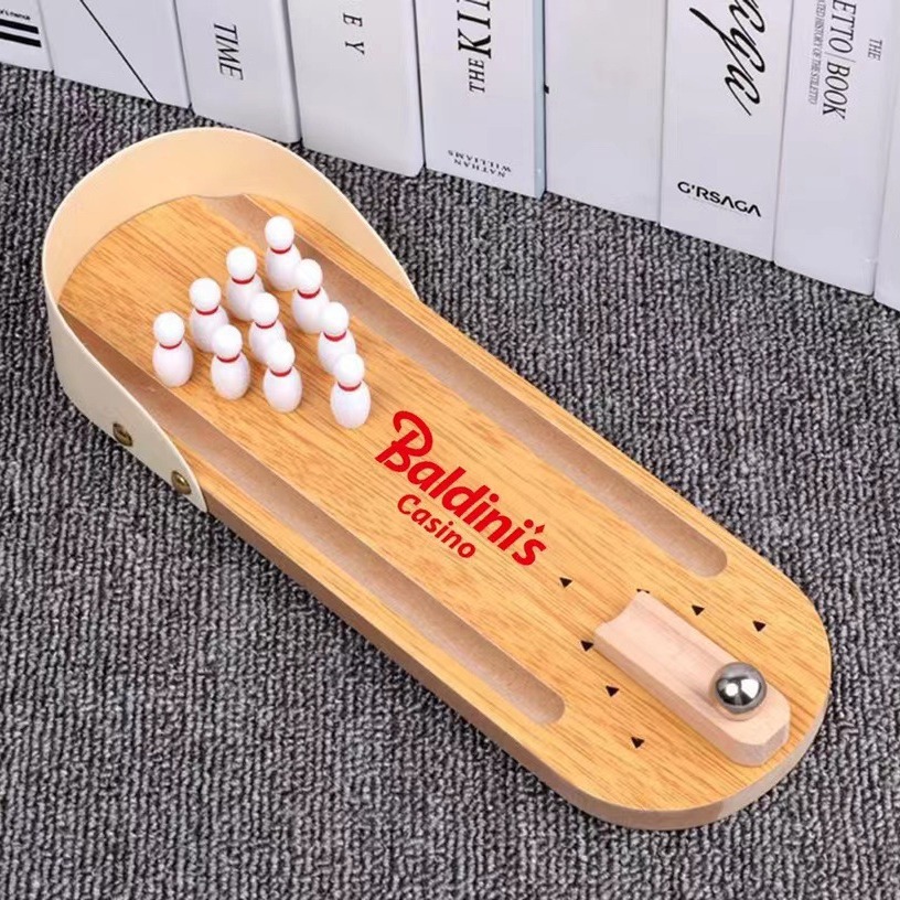 Educación temprana transfronteriza juguetes interactivos padres-hijos mini edición de bolos de madera descompresión juguetes de ocio al por mayor