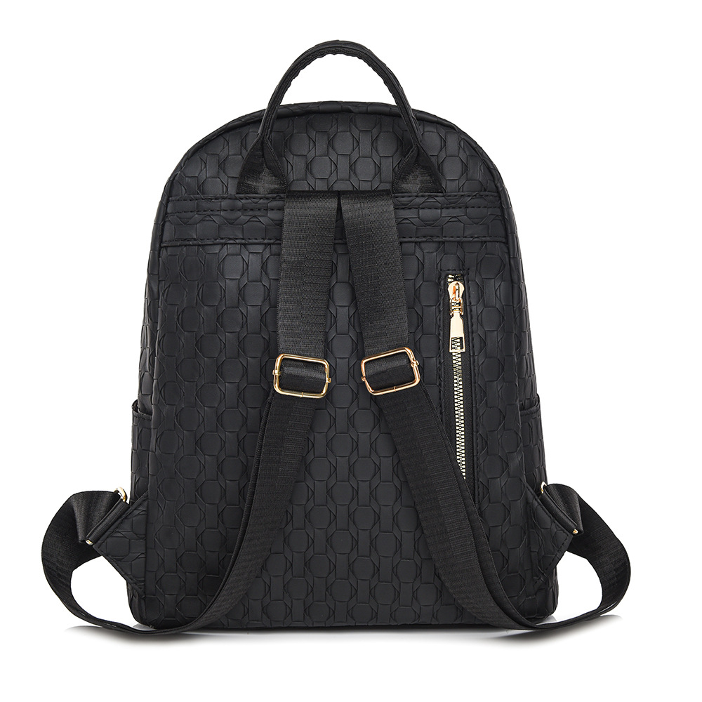 Comercio exterior al por mayor 2024 nuevas señoras PU mochila moda todo fósforo viajes de nicho bolso de mochila ligero