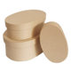 Oval Kraft paper box small red book companion hand gift box Internet celebrity INS style biscuit box candy box DIY baking packaging