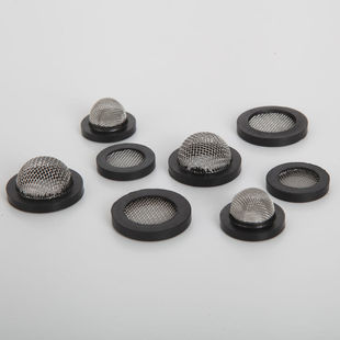 4 Points/6 Points/ 1inch Filter Shower Head Rubber Gasket Stainless Steel Mesh Filter Element Silicone Sealing Gasket