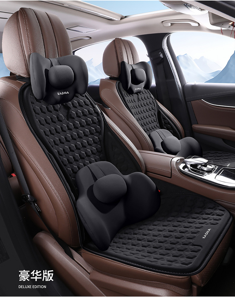 Summer Car Cool Cushion Monolithic Gel Seat Cushion Honeycomb Breathable Silicone Cool Car Cushion Office Cushion