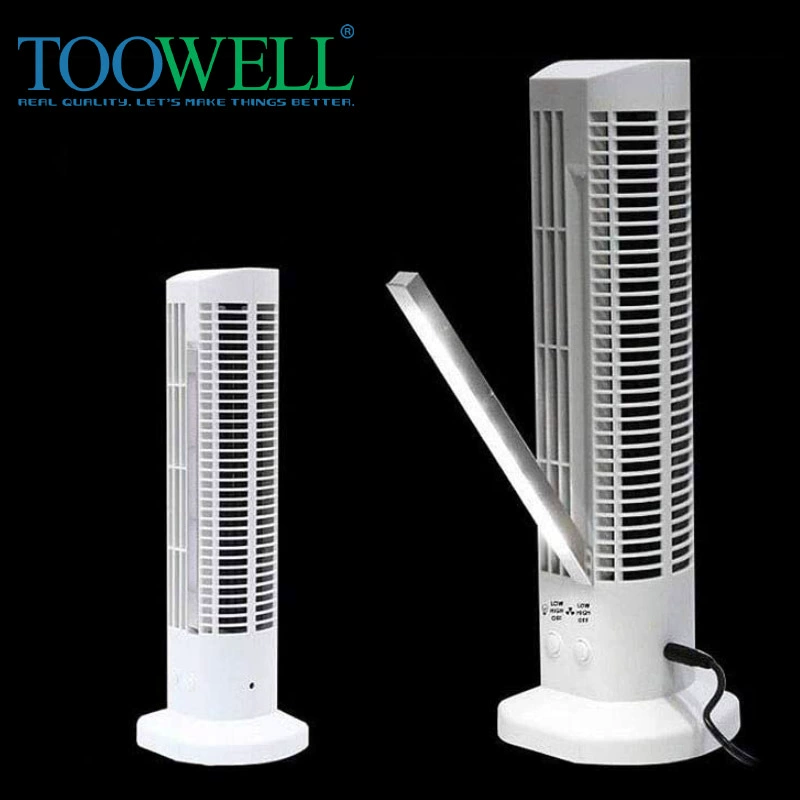 Трансграничный USB-вентилятор «два в одном», мини-безлопастной башенный охлаждающий вентилятор, светодиодная креативная складная настольная лампа, вертикальный башенный вентилятор