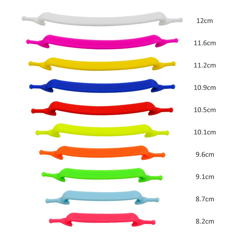 Модные универсальные взрывоопасные эластичные ленивые шнурки для детей и взрослых, цветные силиконовые шнурки без галстуков и педалей