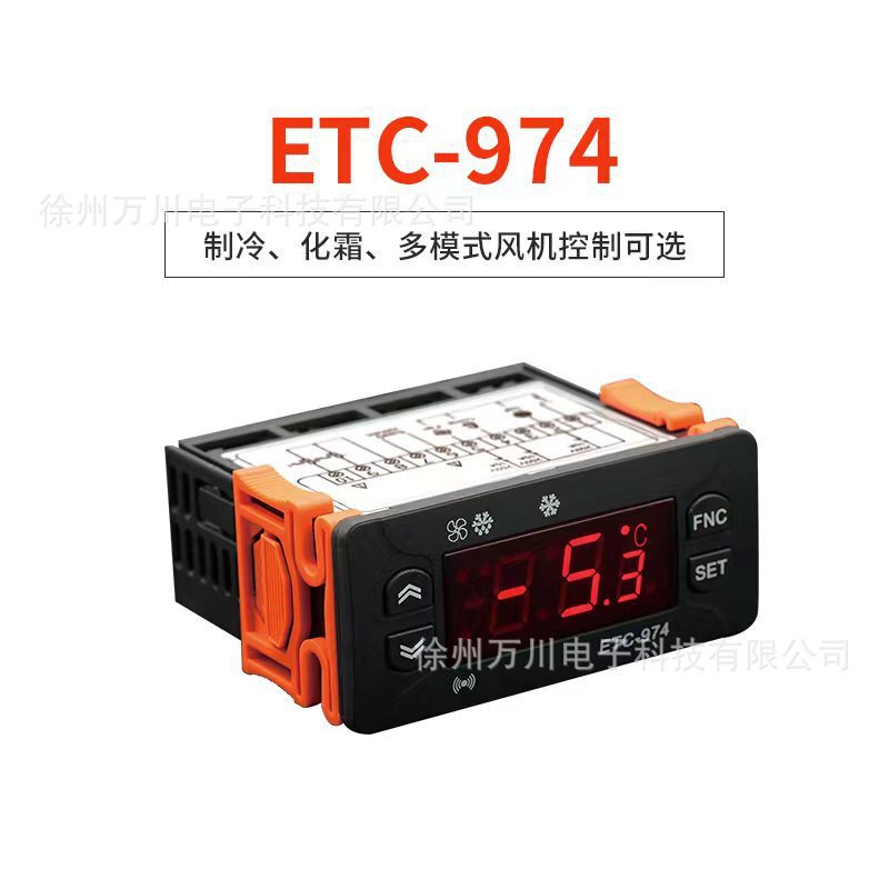Refrigerator Freezer Refrigeration Thermostat Etc-974 Intelligent Digital Display Temperature and Humidity Controller Digital Temperature Controller