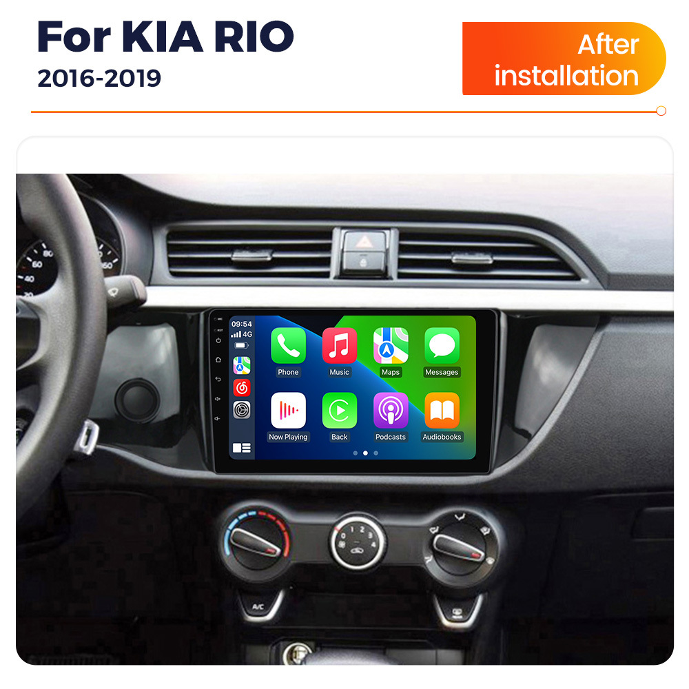 适用于17款起亚K2 锐欧 RIO 安卓大屏车载中控导航仪 无线carplay