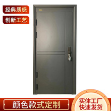 甲级防盗门进户门工程钢质门车库门单开门c级锁芯不锈钢门安全门