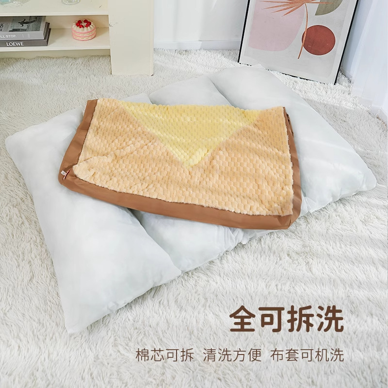 Cazada para perros en invierno, manta para dormir para perros, completamente extraíble y lavable, sofá para perros Golden Retriever, cojín para perros, cama para perros de invierno