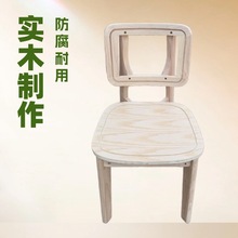 定制白茬家具眼镜椅港式餐椅奶茶小吃快餐店西餐厅白坯实木桌椅