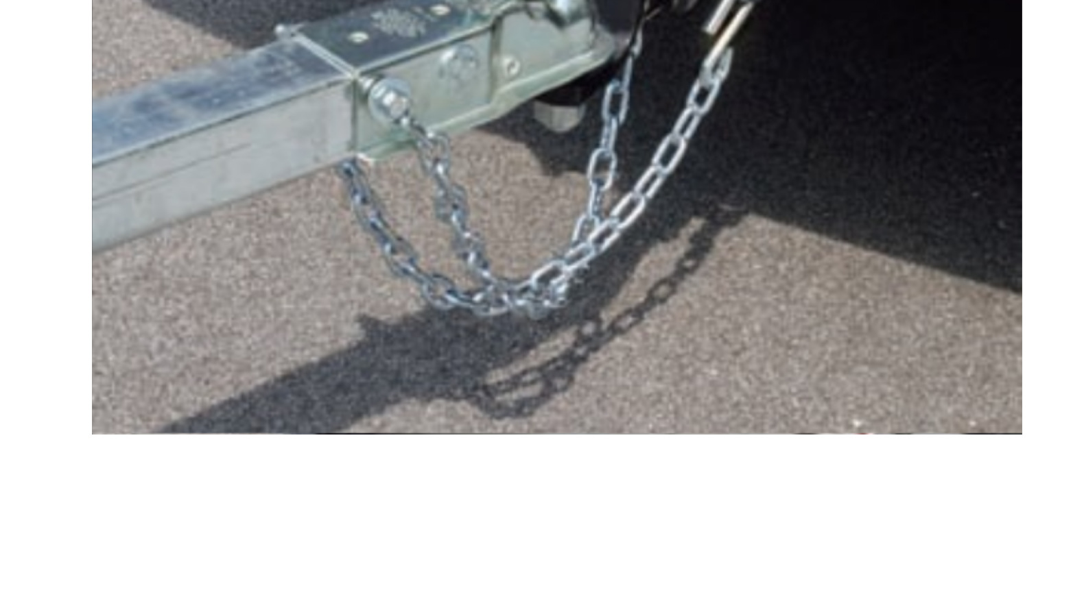 1 m long galvanized anti-off chain Trailer connector RV modification accessories tractor hook