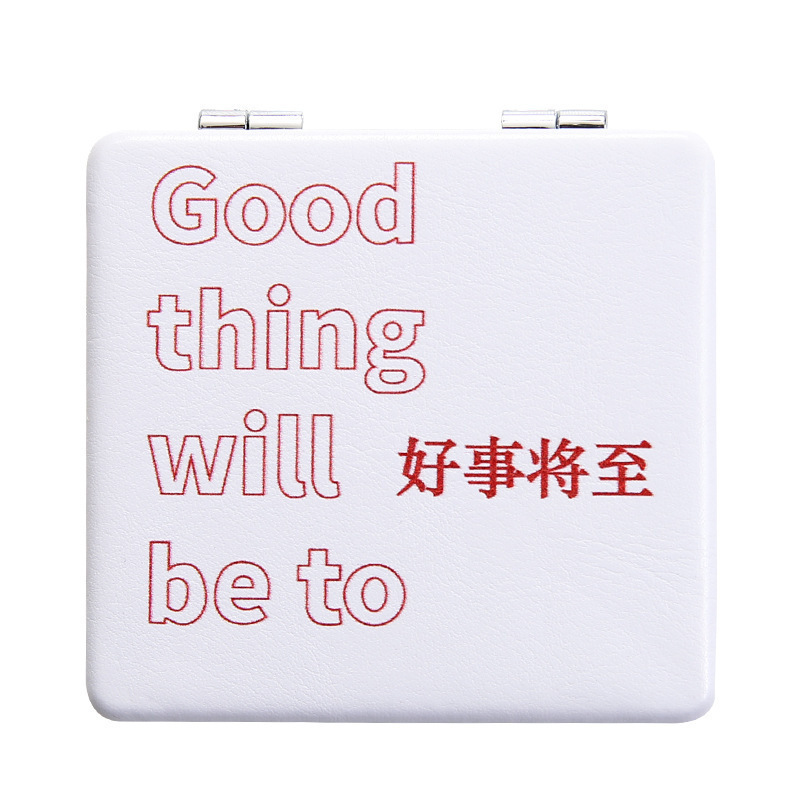 Lindo espejo pequeño Sanrio Kulomi espejo de maquillaje portátil de alto valor espejo de maquillaje portátil dormitorio de estudiantes espejo de maquillaje plegable