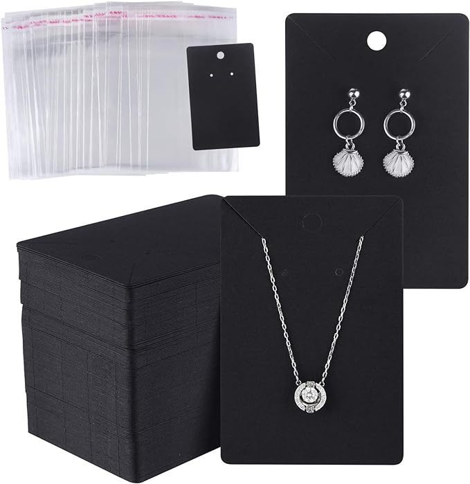 100 hojas de un paquete de tarjetas de cuero transfronterizas 6 * 9 collar en blanco tarjeta de papel joyería tarjeta de papel pendientes tarjeta de papel tarjeta de papel