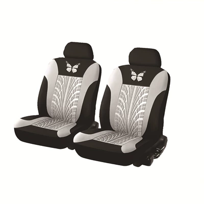 Universal seat cover Seat Cushion Universal Car Seat Cover - gray-two-seater-4-piece-set-general