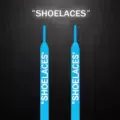North Carolina Blue ow Letter Reflective Shoelaces
