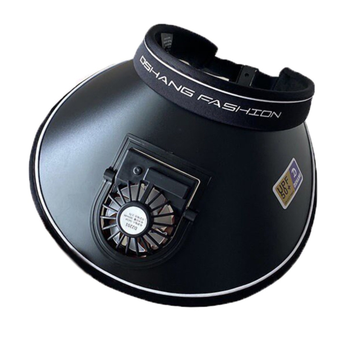 Women's Rechargeable Fan Hat Summer 2023 Wide Brim Sun Protection Open Hood Fashionable Face Slimming Effect_voghion.com
