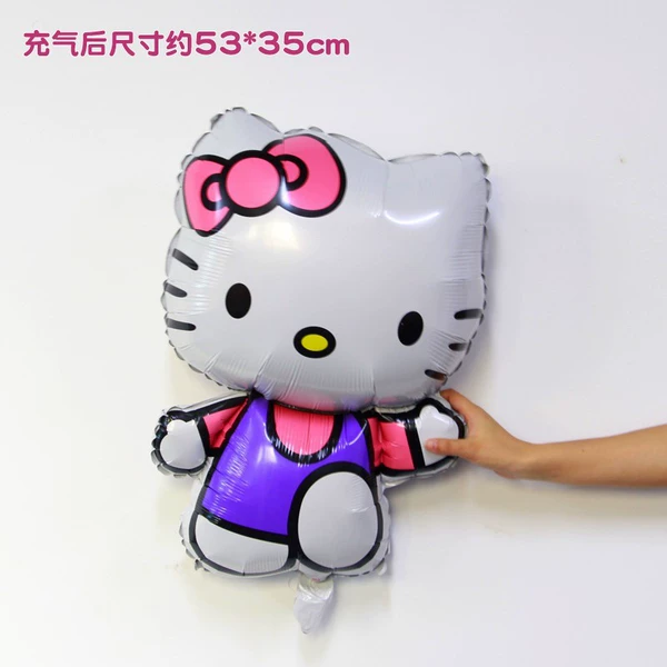 Running purple KT cat