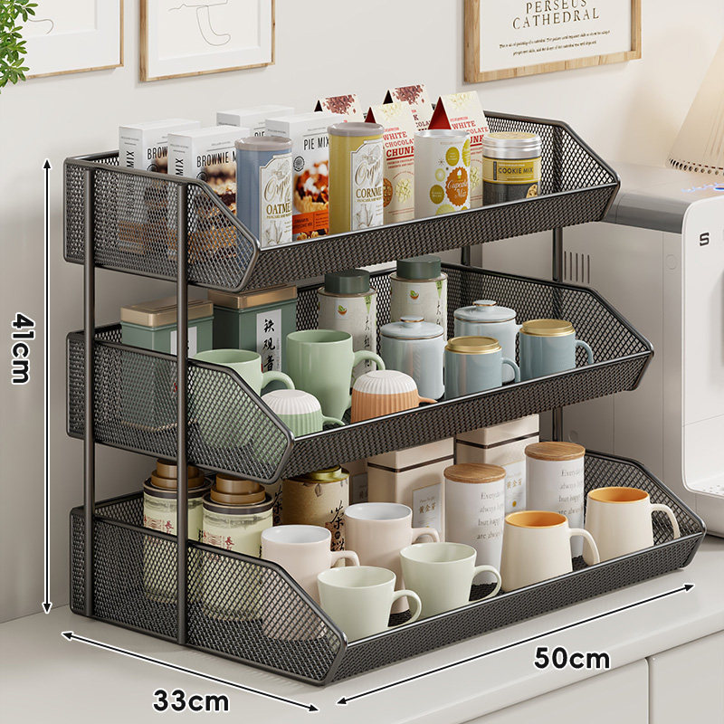 Estante Organizador de Escritorio Multicapa para Escritorio y Cocina