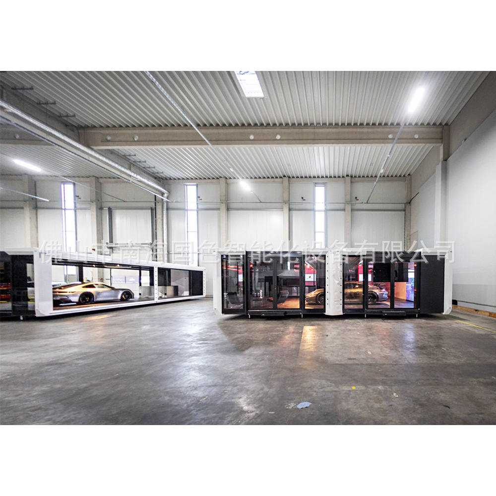 Caja de expansión de doble ala Sala de actividades de contenedores creativos Caja de expansión plegable móvil Casa de familia Caja de embalaje Sala de exposición Tienda