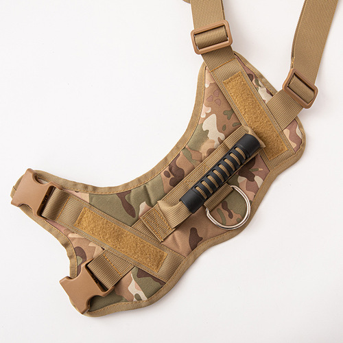 New Pet Tactical Harness Dog Vest Style Harness Outdoor Pet Supplies Wholesale