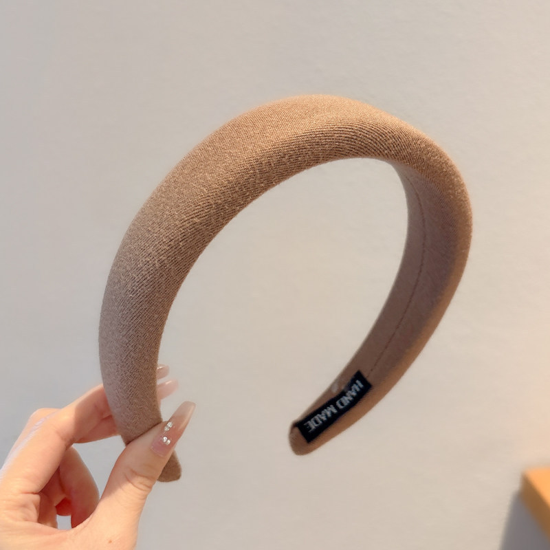 Diadema alta para mujer, nueva colección 2026, accesorio para el cabello estilo Chanel francés, elegante banda ancha para el cabello.