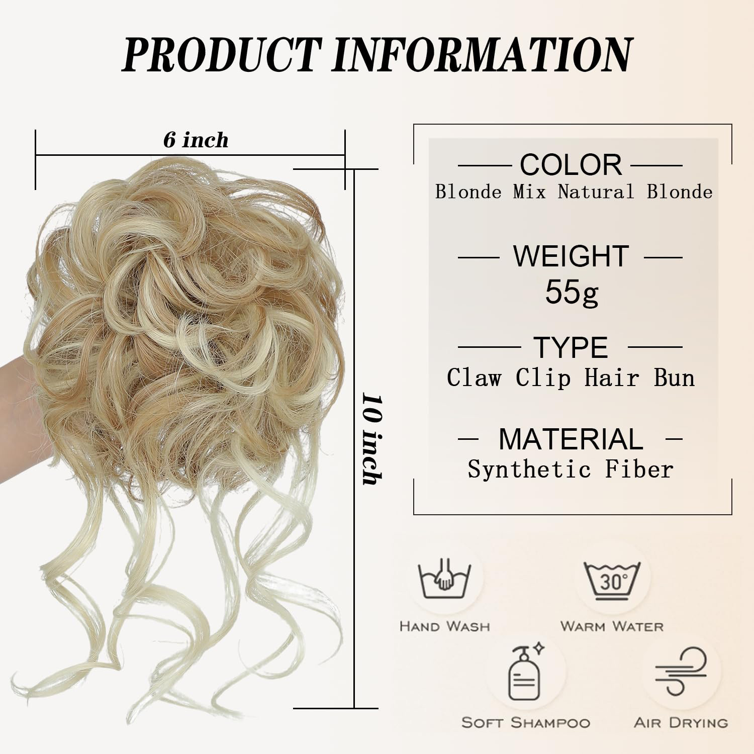 Lazy Long Beard Scrunchie Hair Band - Image 2