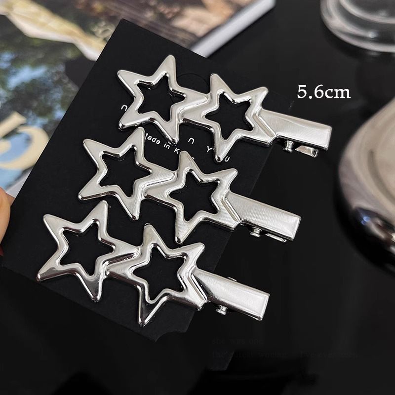 Inswind plata nuevo clip de cabello un clip lateral clip de cabello de alta calidad clip de cabello roto clip de frente tocado mujer