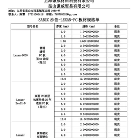 PC;PC塑料片;PC塑料板