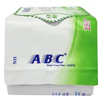 Оптовые Дистрибьюторы оптом ABC шелковые тонкие хлопковые прокладки с мягкой поверхностью N21, содержащие эссенцию австралийского чайного дерева 163 мм 25 штук