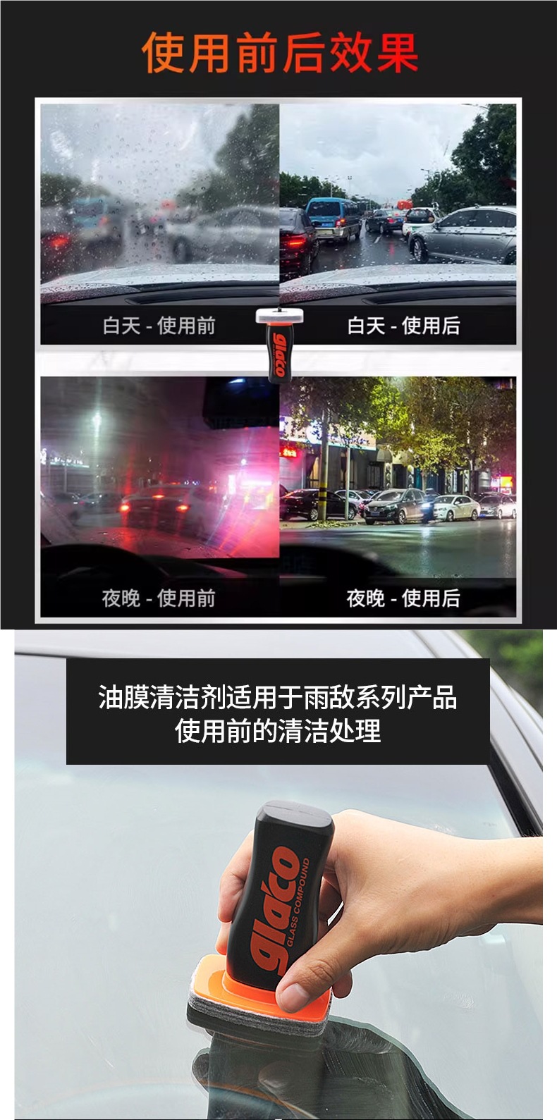 Soft99 Rain Repellent Car Window Coating Agent Anti-Rain Agent Glass Oil Film Remover Rearview Mirror Coating Water Repellent