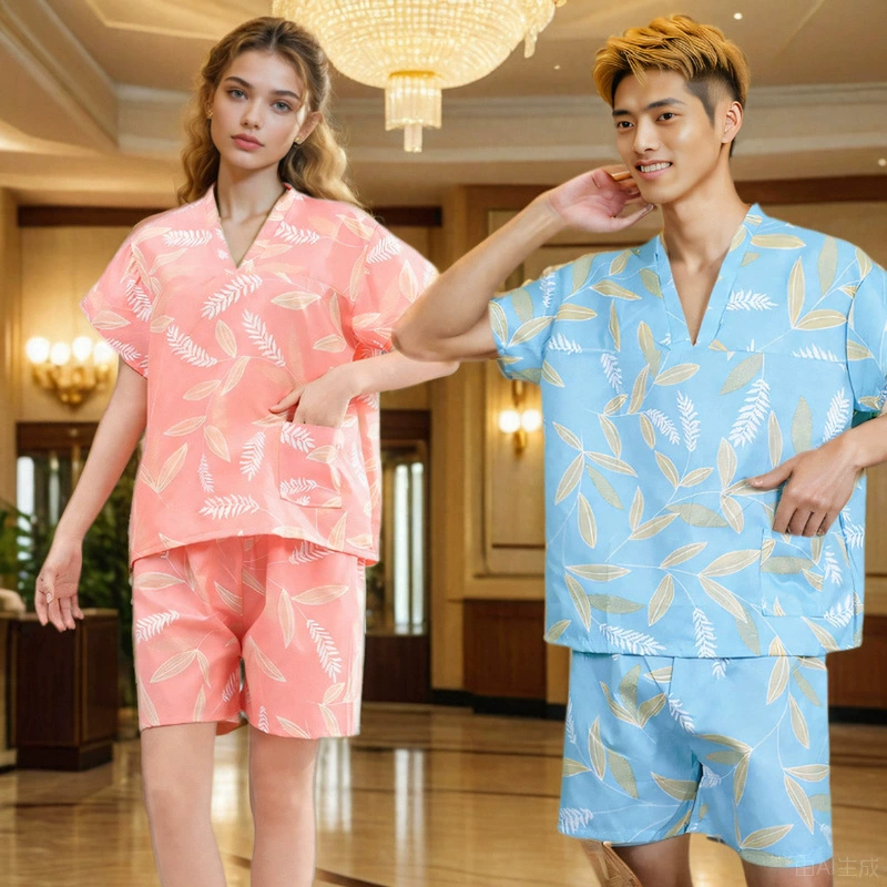 Совершенно новый одноразовый купальный костюм, костюм для сауны за пять юаней, паровой костюм, костюм для ванночек для ног в отеле, костюм для сауны большого размера