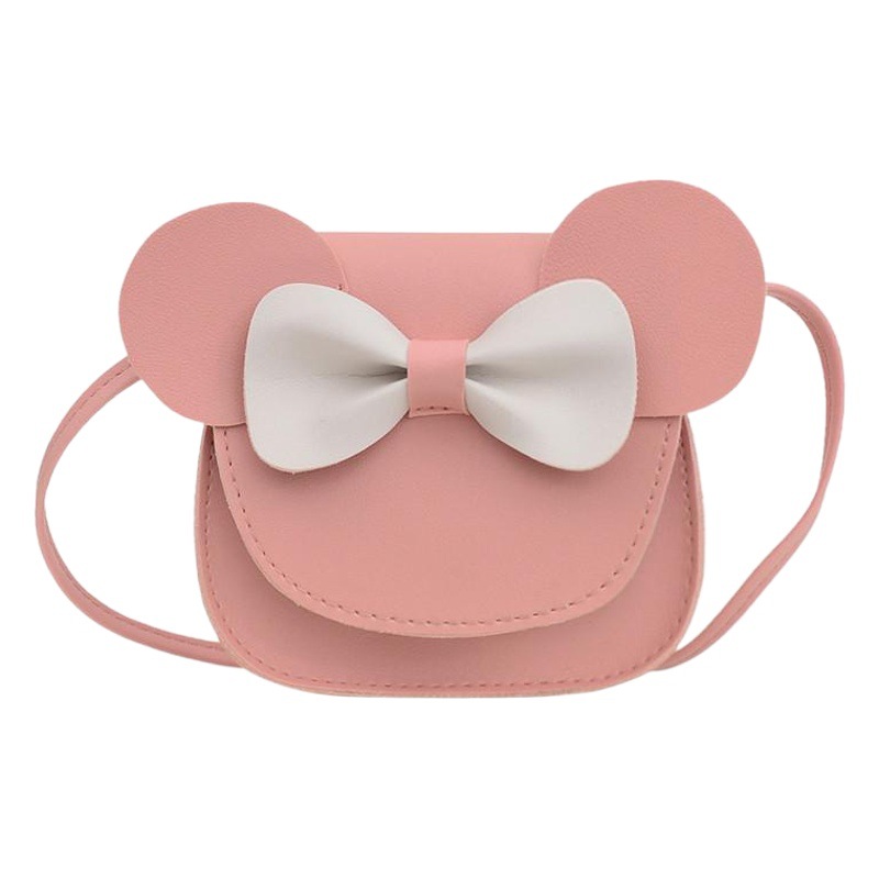 Children's Bag Girls Crossbody Bag New Korean Mini Bow Shoulder Bag Infant Cartoon Coin Accessory Bag