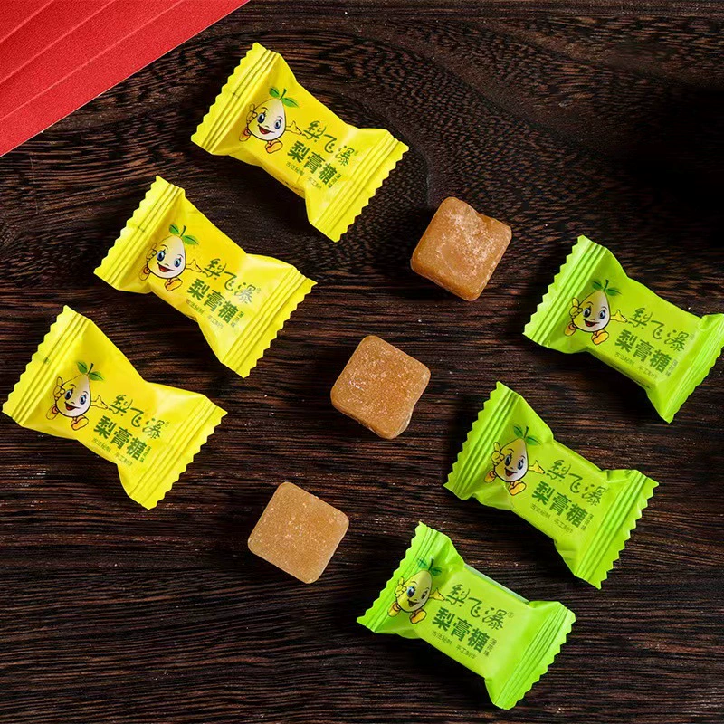 Грушевый водопад грушевый крем конфеты для гортани мятные конфеты