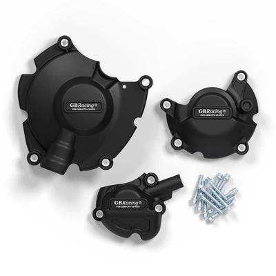 Suitable for 15-26 Years of Yamaha Mt10/Fz10 Engine Protection Cover Gbracing Engine Anti-Fall Side Cover (Motorcycle Safety Supplies) - black-suit