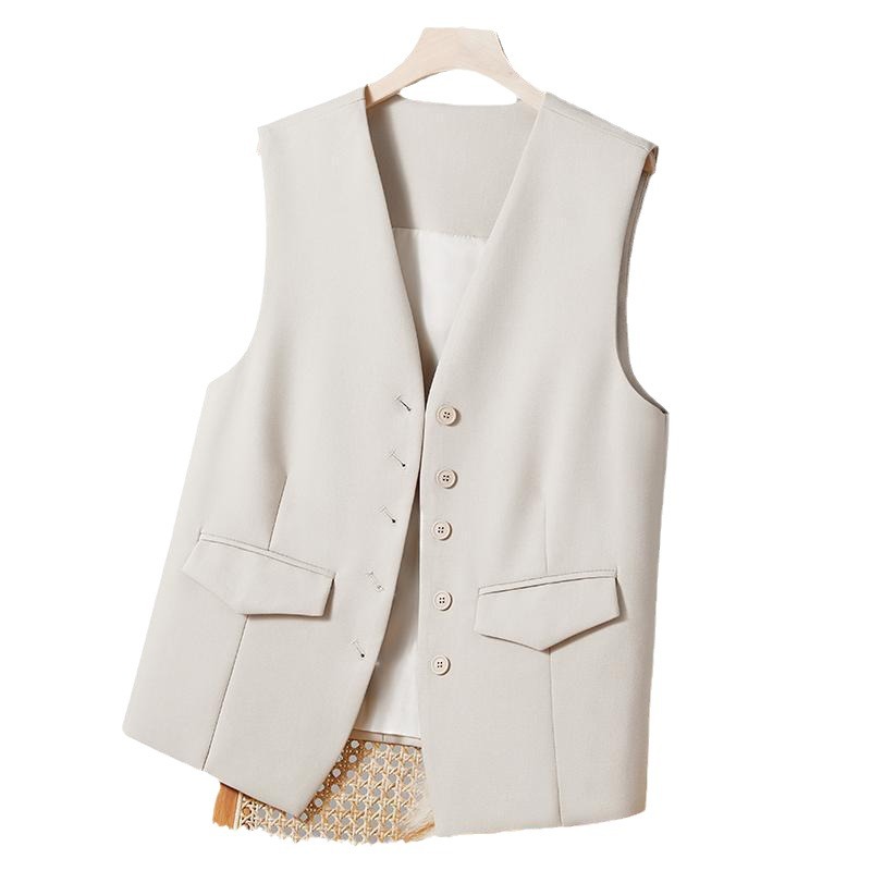 Traje chaleco para las mujeres 2023 primavera y otoño nuevo estilo coreano moda chaleco pequeño chaleco traje chaqueta