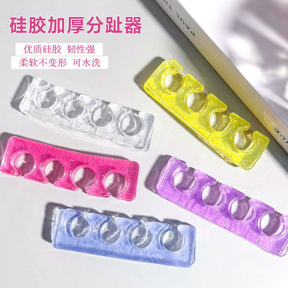 Silicone nail polish for manicure