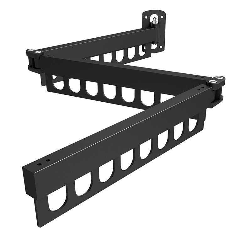 Transfronterizos pared tipo cabina de secado de ropa plegable cabina de almacenamiento de secado de ropa espacio de aluminio balcón cabina de almacenamiento de varilla de secado al por mayor