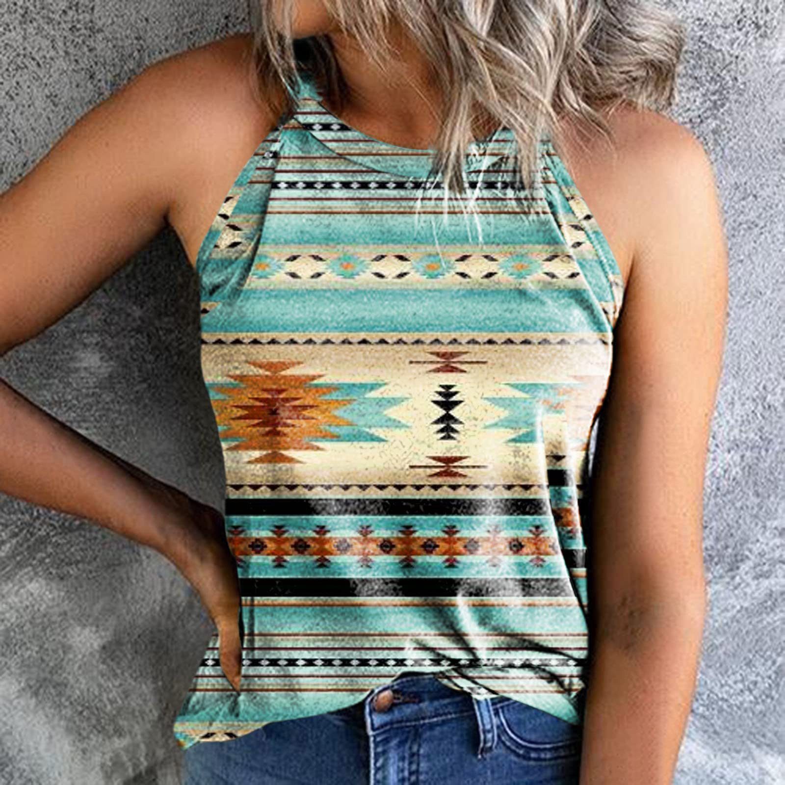 Women's Vest Tank Tops Printing Fashion Abstract display picture 4