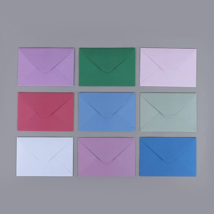 Фабричный печатный конверт, индивидуальная упаковка для членской дисконтной карты, хранение, приглашение на вечеринку, можно взять с собой канцелярские принадлежности, простой стиль