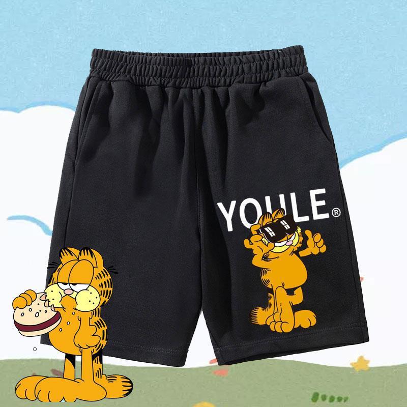 Garfield Pants Sports Shorts Men's Large Size Thin Casual Korean Style Trendy Brand Anime Peripheral Summer Student 12
