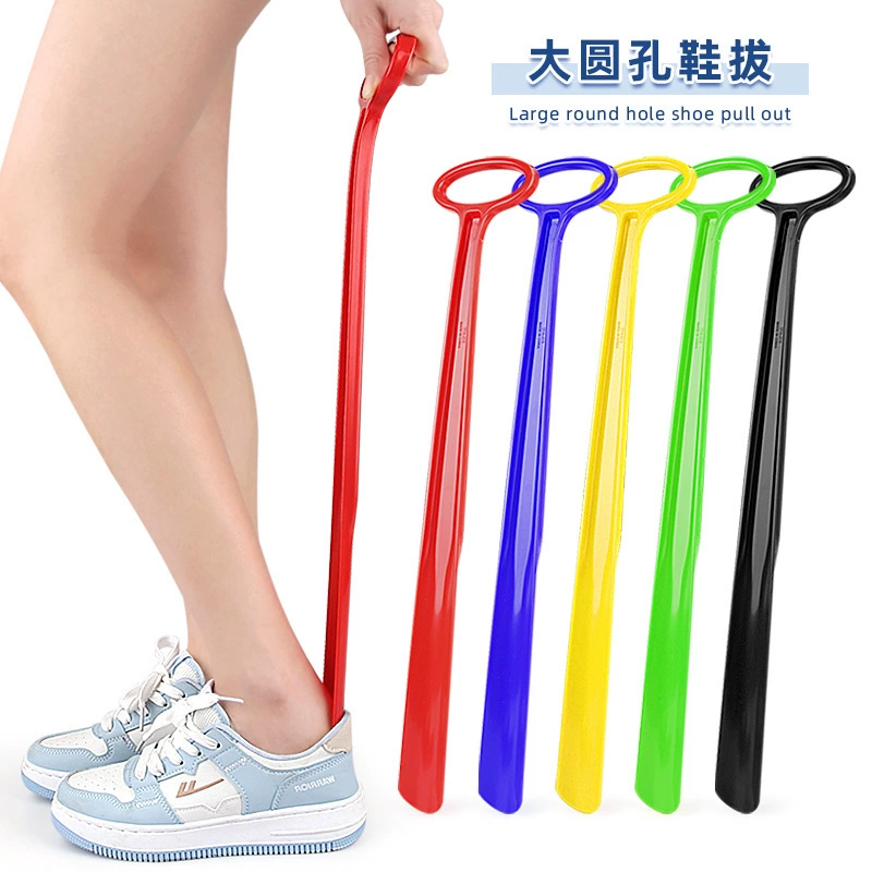 Удлиненная пластиковая обувь с большим круглым отверстием может быть подвешена ленивая обувь для беременных женщин