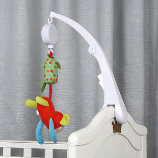 B5 Folding Clip Rattle Baby Bed Bell Bracket Hanging Bell 45cm High Rings Baby Home Textile Rotary Hanging Bell