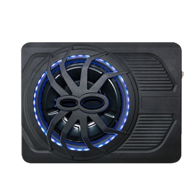 Factory wholesale car audio modified spider with lights 10 inch high-power active car ultra-thin subwoofer