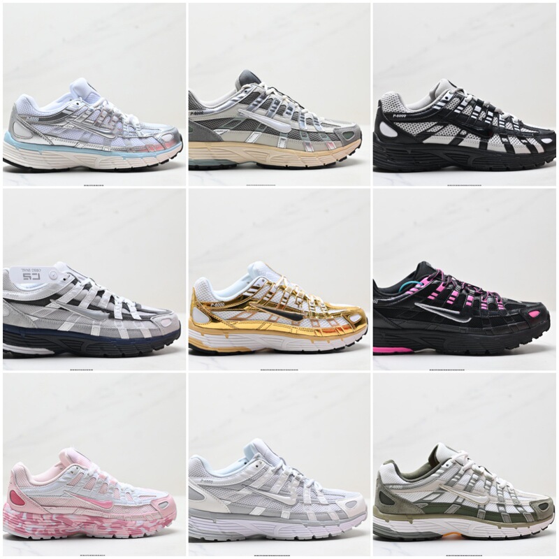 Putian P 6000 Casual Height-Increasing Sports Shoes for Men and Women, Retro Dad Shoes, Breathable, Non-Slip, Cushioning Running Shoes