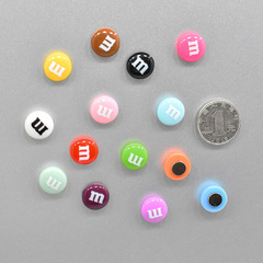 Sweet cartoon creative mini M&M fridge magnet sticker magnetic charm magnetic stone magnetic message sticker photo Wang Jin