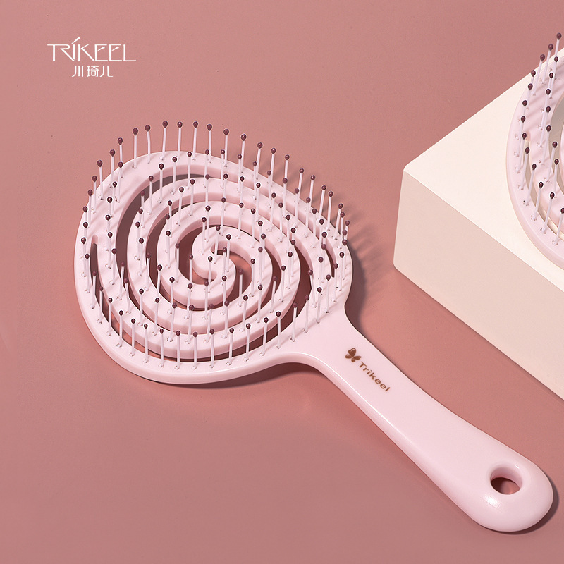 T7459 캔디 중공 빗-핑크