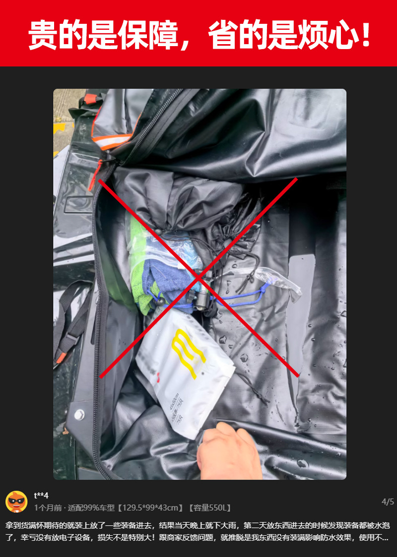 Amazon's Best-Selling Fully Waterproof Roof Bag, Universal Airtight Roof Luggage Bag, Rainproof Pvc Roof Bag