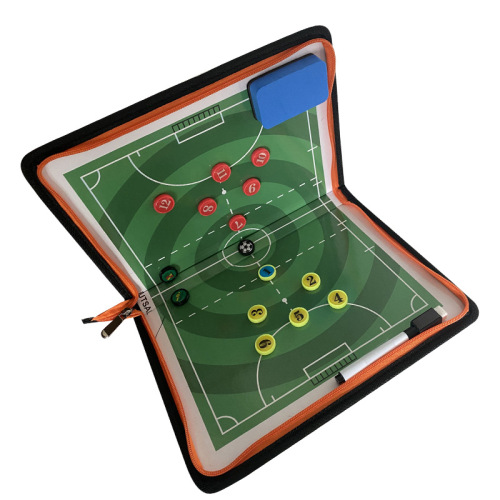 Five-a-Side Soccer Tactical Board Coach Board Soccer Tactical Board Coach Command Demonstration Match Training Reversible