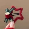 Christmas stars hair clip
