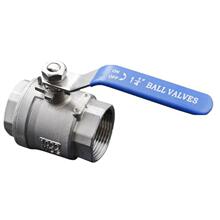 201/304/316不锈钢球阀两片式内螺纹丝扣耐高温高压全通径阀门4分